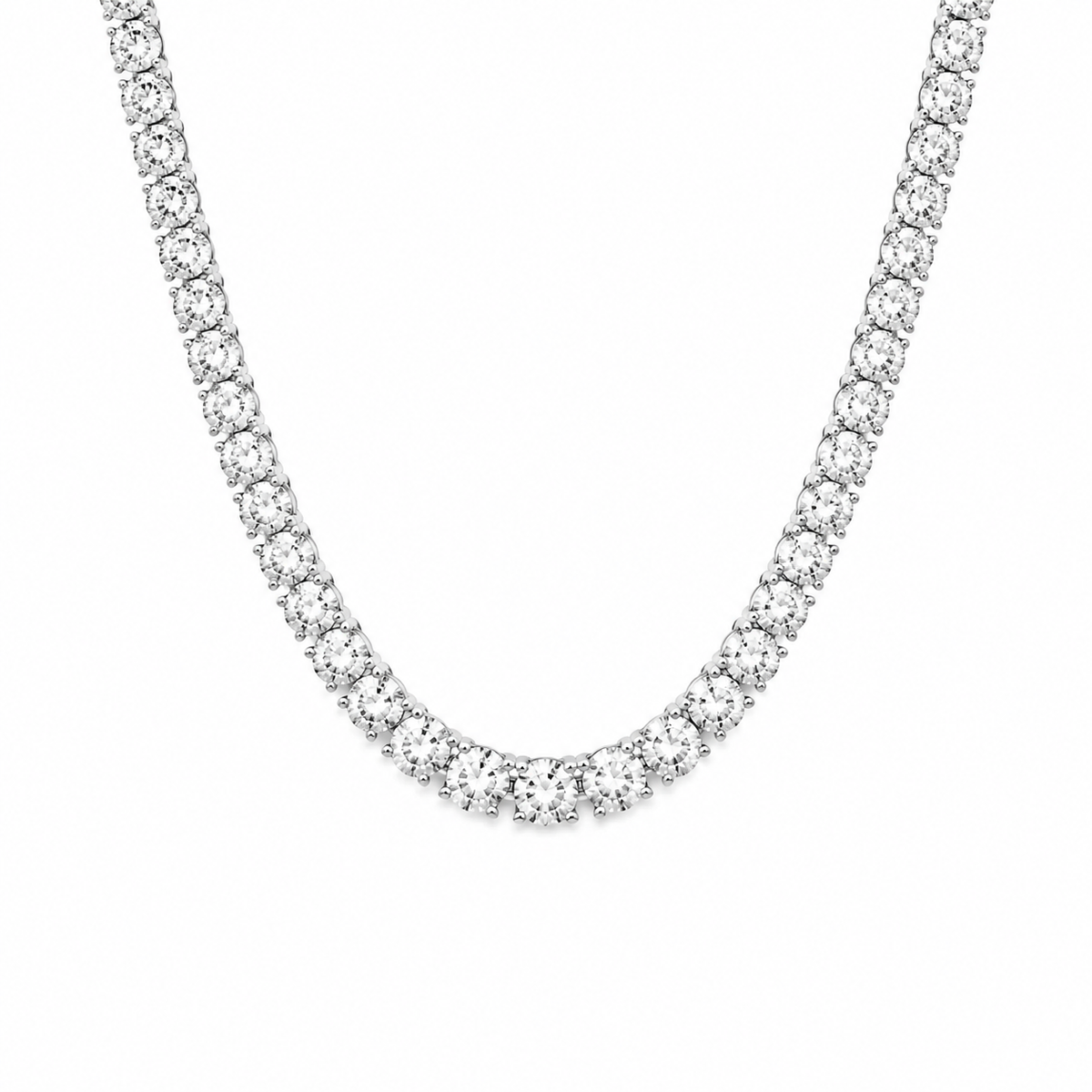 Signature Moissanite Tennis Necklace