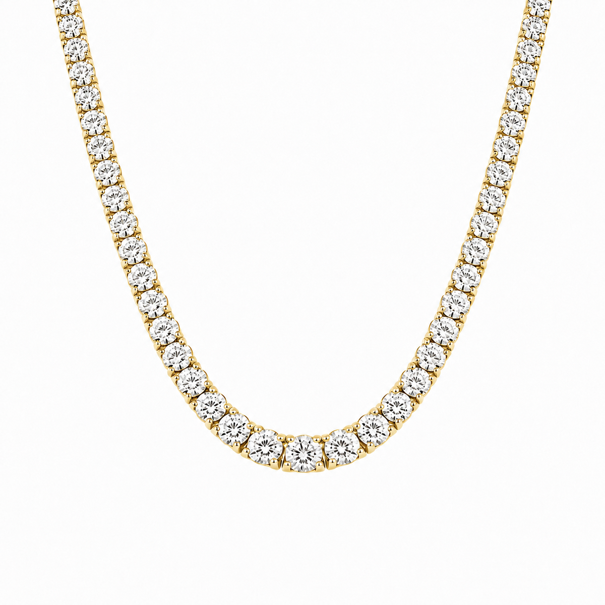 Signature Moissanite Tennis Necklace